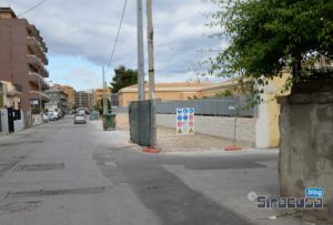 Lavori in Via Grottasanta a Siracusa